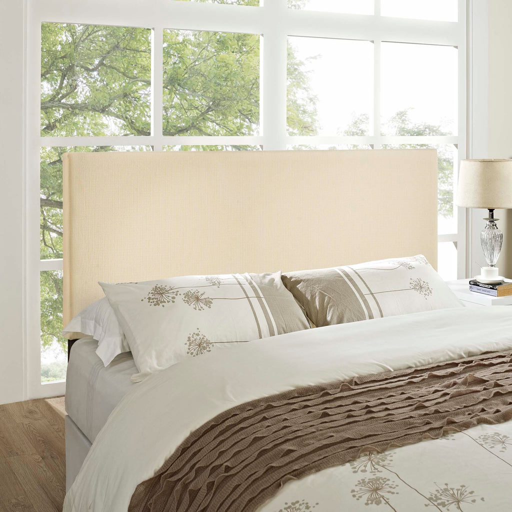 Region Upholstered Queen Headboard - Ivory