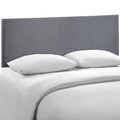Region Upholstered Queen Headboard - Smoke