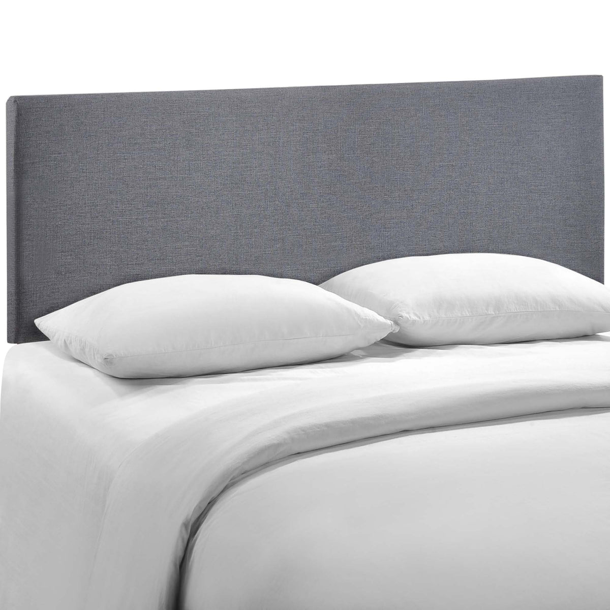 Region Upholstered Queen Headboard - Smoke