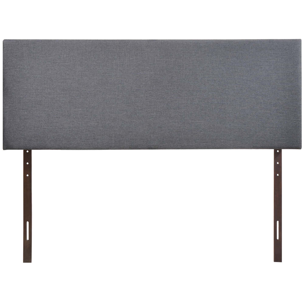 Region Upholstered Queen Headboard - Smoke