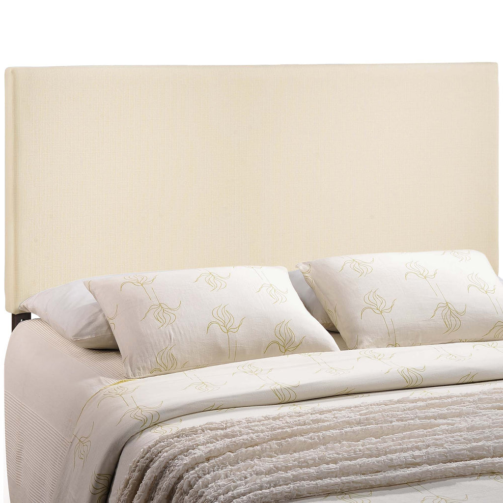 Region Upholstered Fabric King Headboard - Ivory