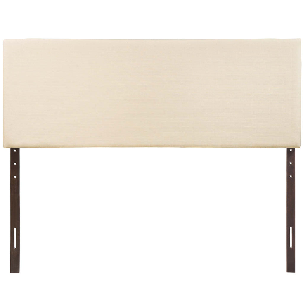 Region Upholstered Fabric King Headboard - Ivory