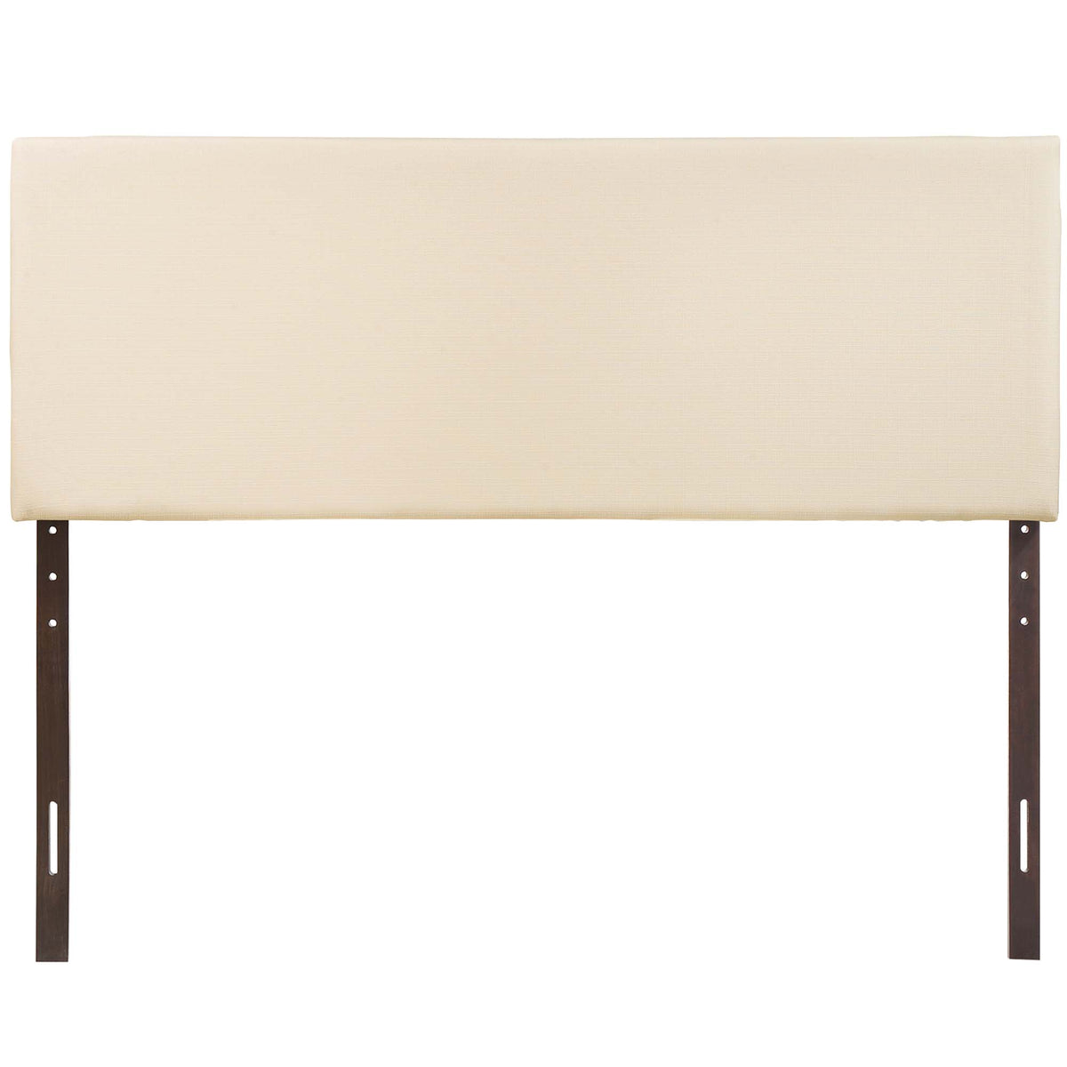 Region Upholstered Fabric King Headboard - Ivory