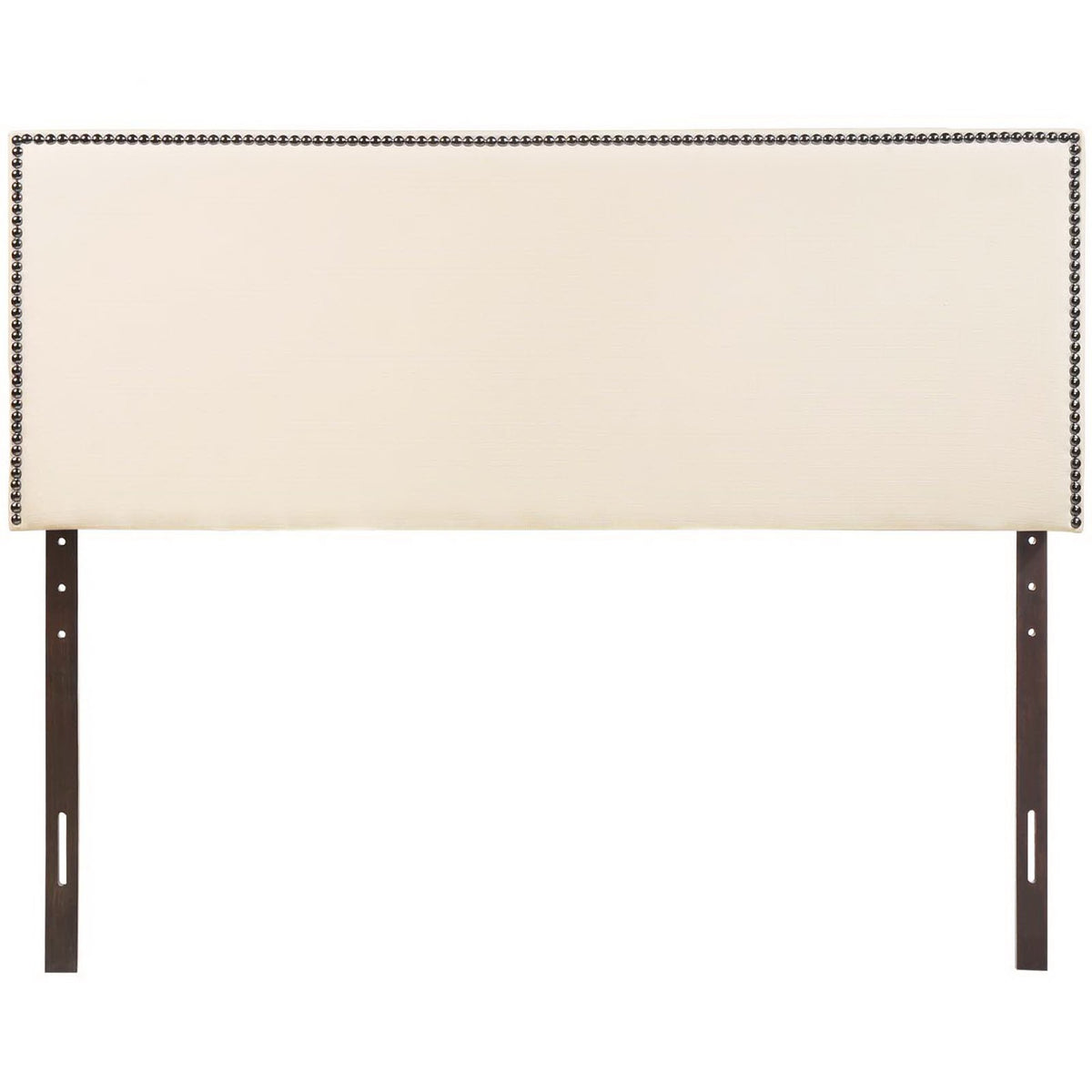 Region Nailhead Upholstered Full Headboard - Ivory