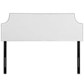 Laura Upholstered Vinyl Full Headboard - White