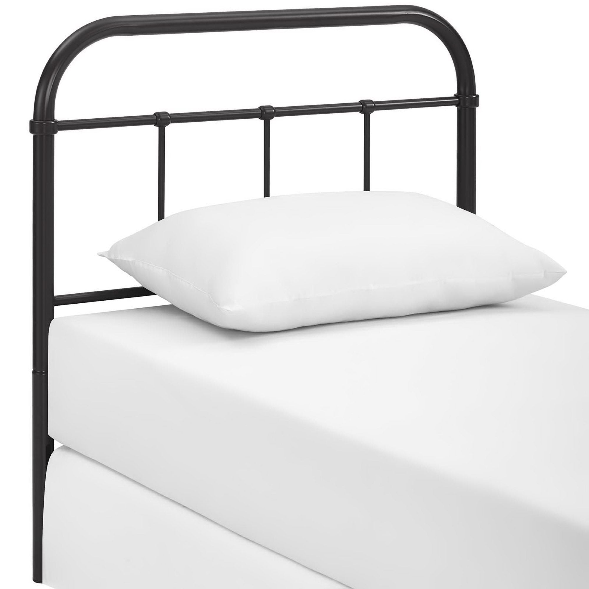 Serena Twin Steel Headboard - Brown