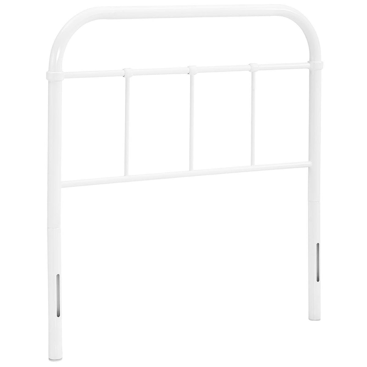 Serena Twin Steel Headboard - White
