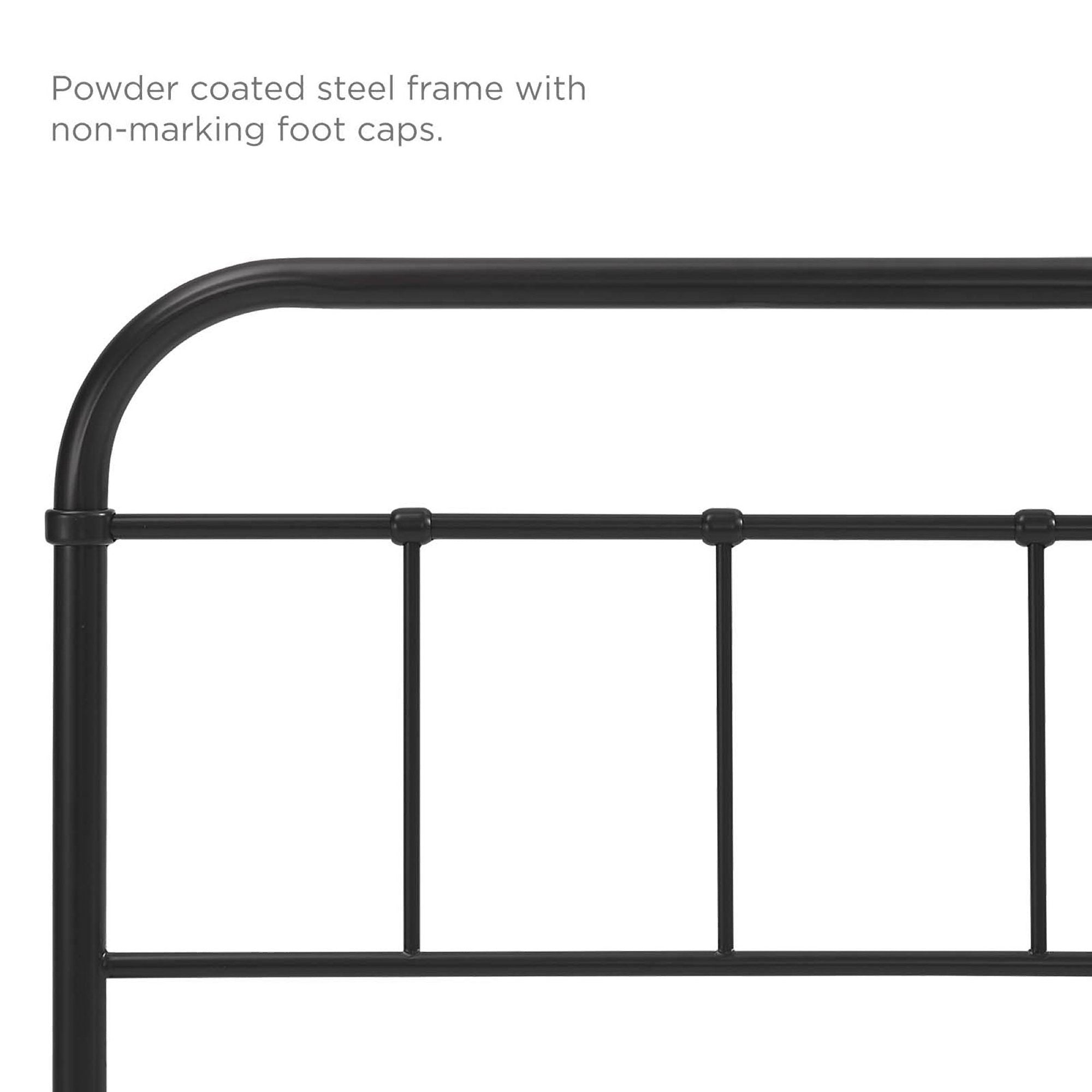 Serena Full Steel Headboard - Brown