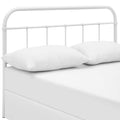 Serena Full Steel Headboard - White