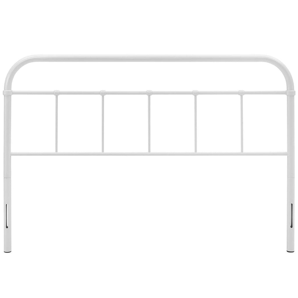Serena Full Steel Headboard - White