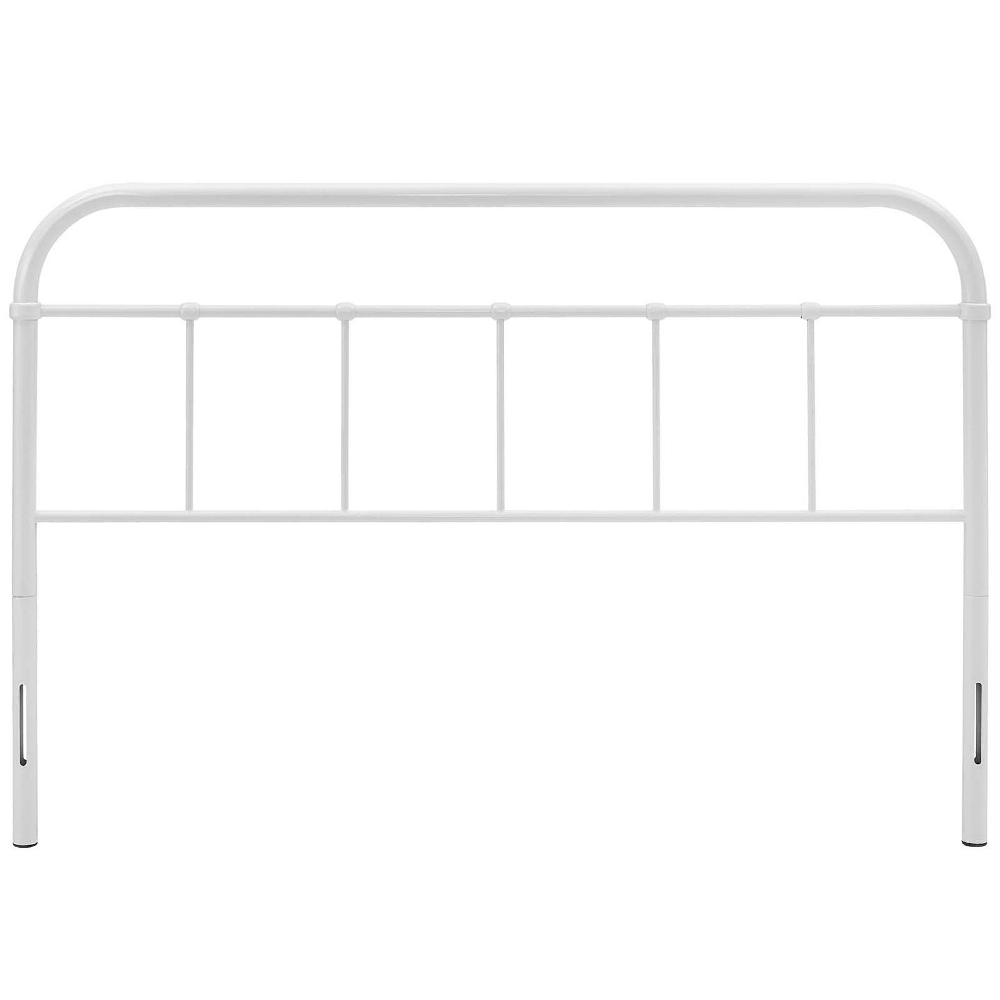 Serena Full Steel Headboard - White
