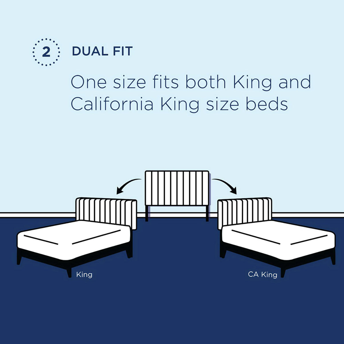 Paisley Tufted Upholstered Faux Leather King and California King Headboard - Black