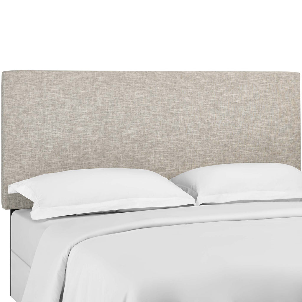 Taylor Upholstered Linen Fabric Full / Queen Headboard - Beige