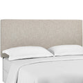 Taylor Upholstered Linen Fabric Full / Queen Headboard - Beige