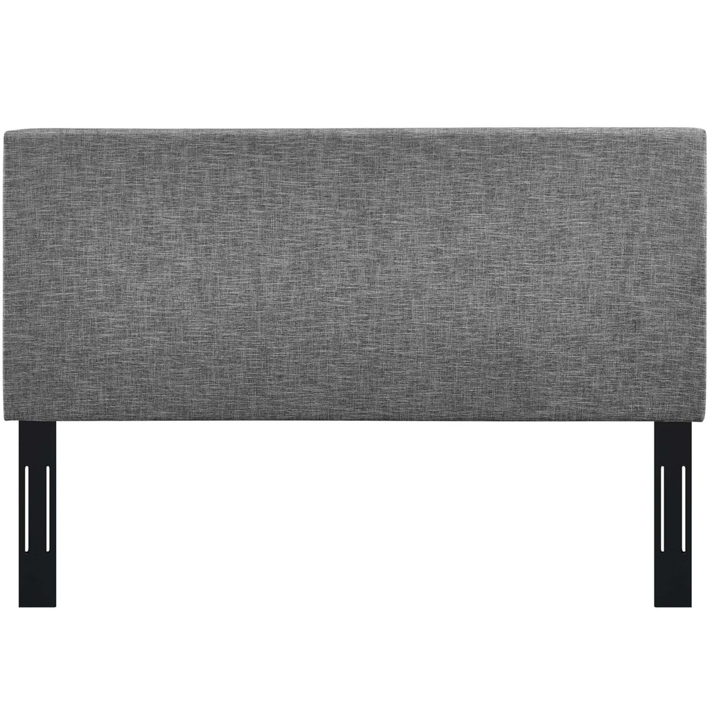 Taylor Upholstered Linen Fabric Full / Queen Headboard - Light Gray