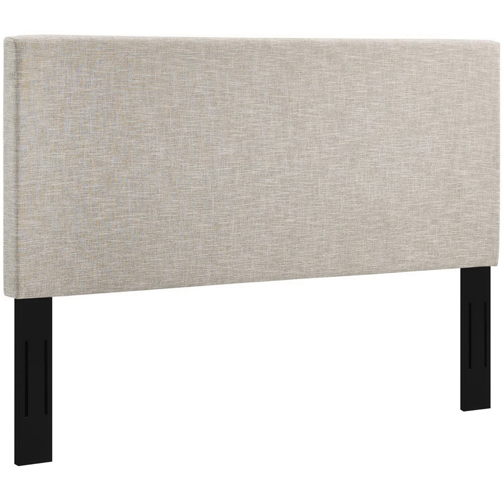 Taylor Upholstered Linen Fabric King and California King Headboard - Beige