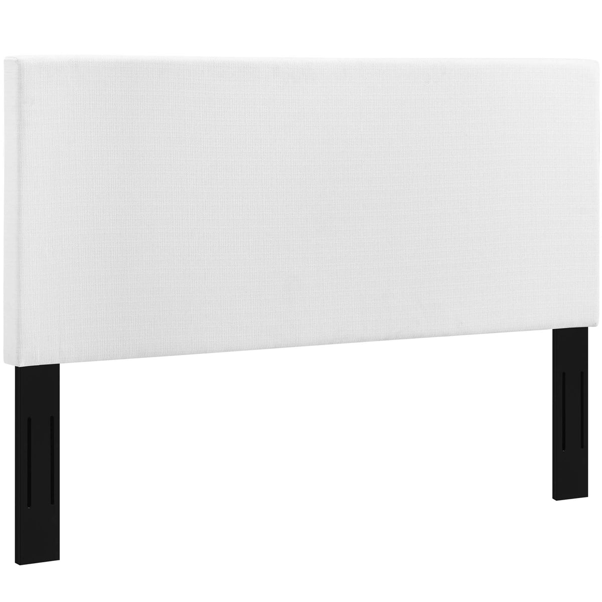 Taylor Upholstered Linen Fabric King and California King Headboard - White