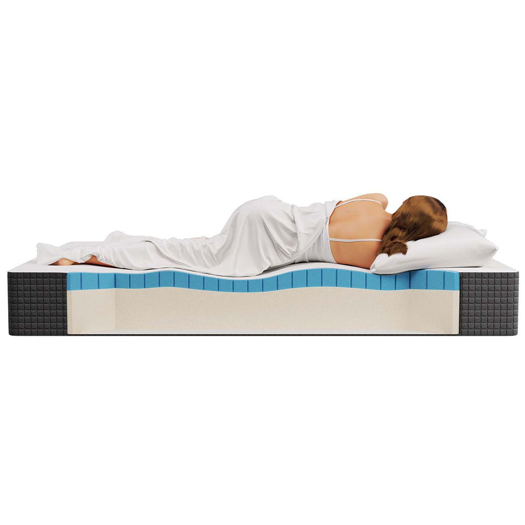 Aveline 10" California King Mattress - White