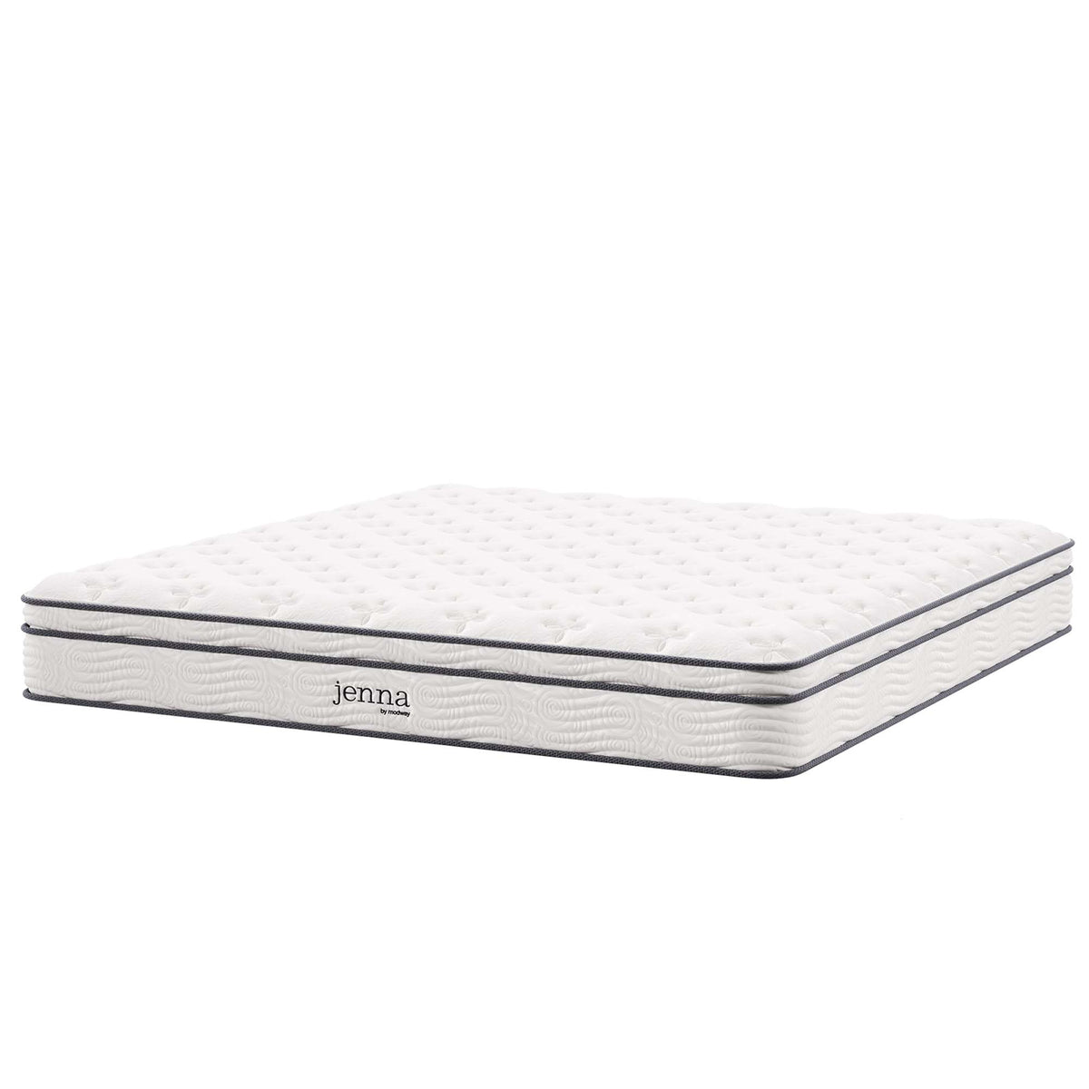Jenna 10" Innerspring and Foam California King Mattress - White