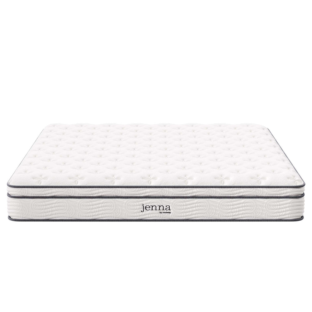 Jenna 10" Innerspring and Foam California King Mattress - White