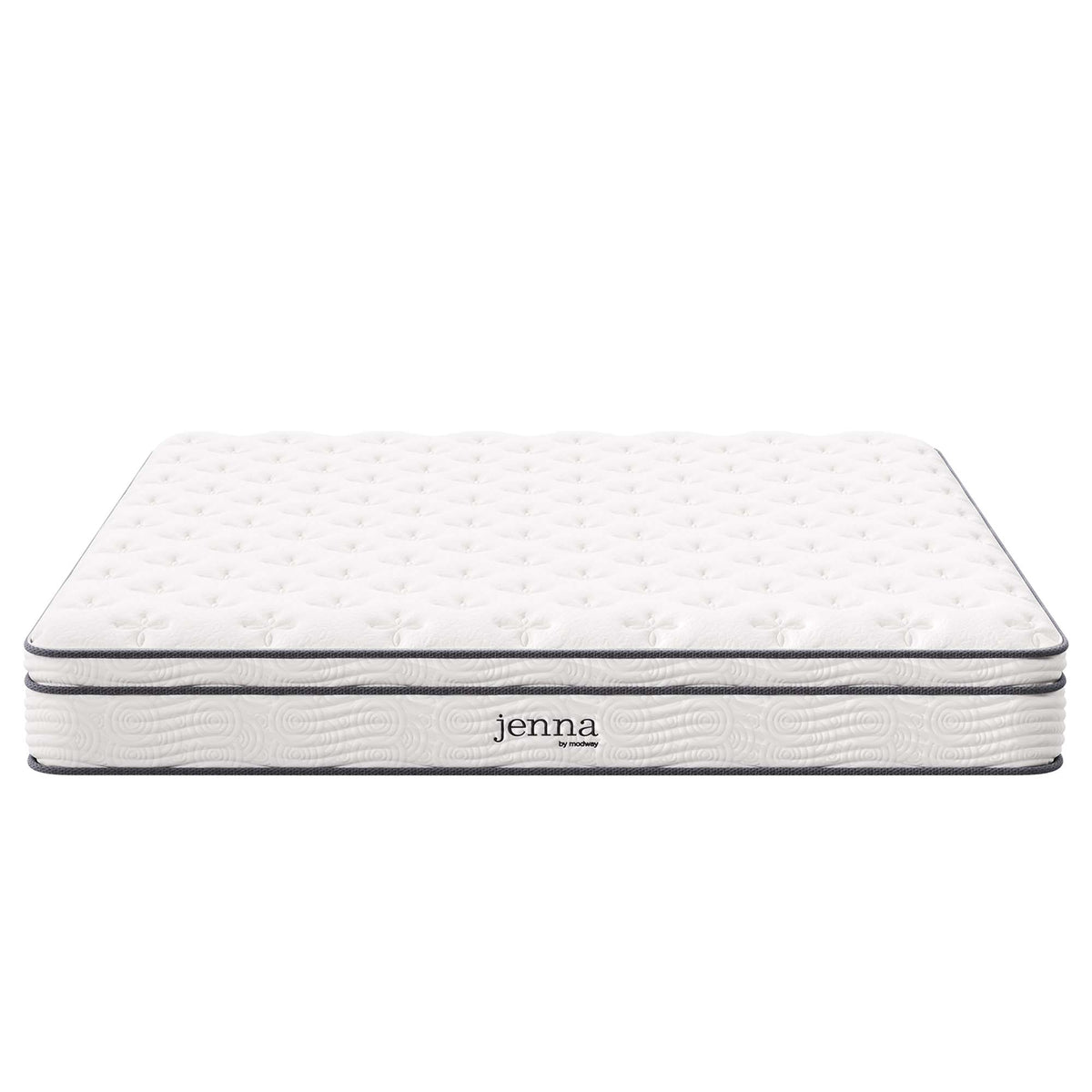 Jenna 10" Innerspring and Foam California King Mattress - White