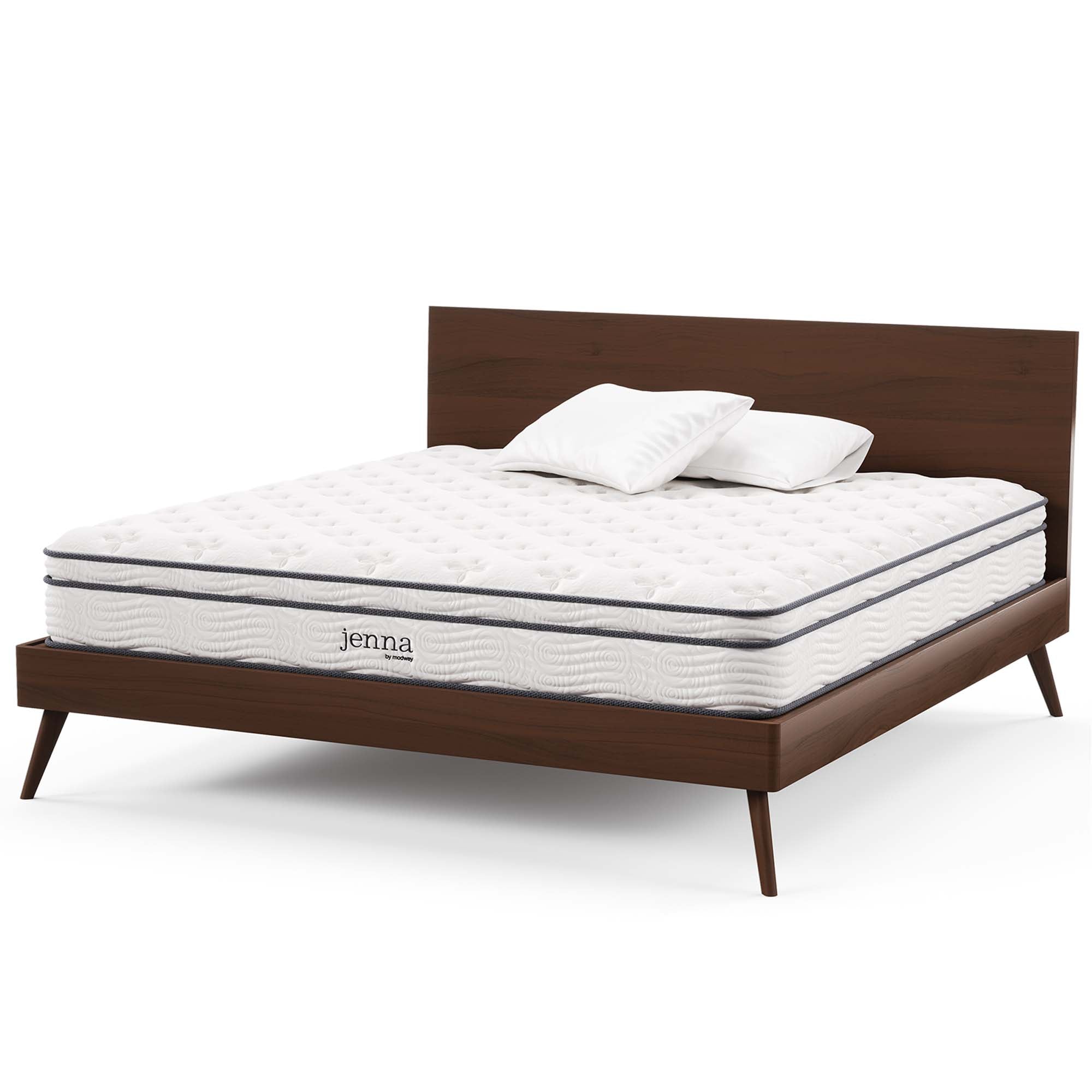 Jenna 10" Innerspring and Foam California King Mattress - White
