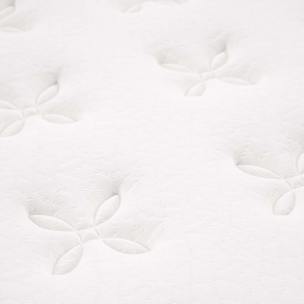 Jenna 14" Innerspring and Foam Twin Mattress - White