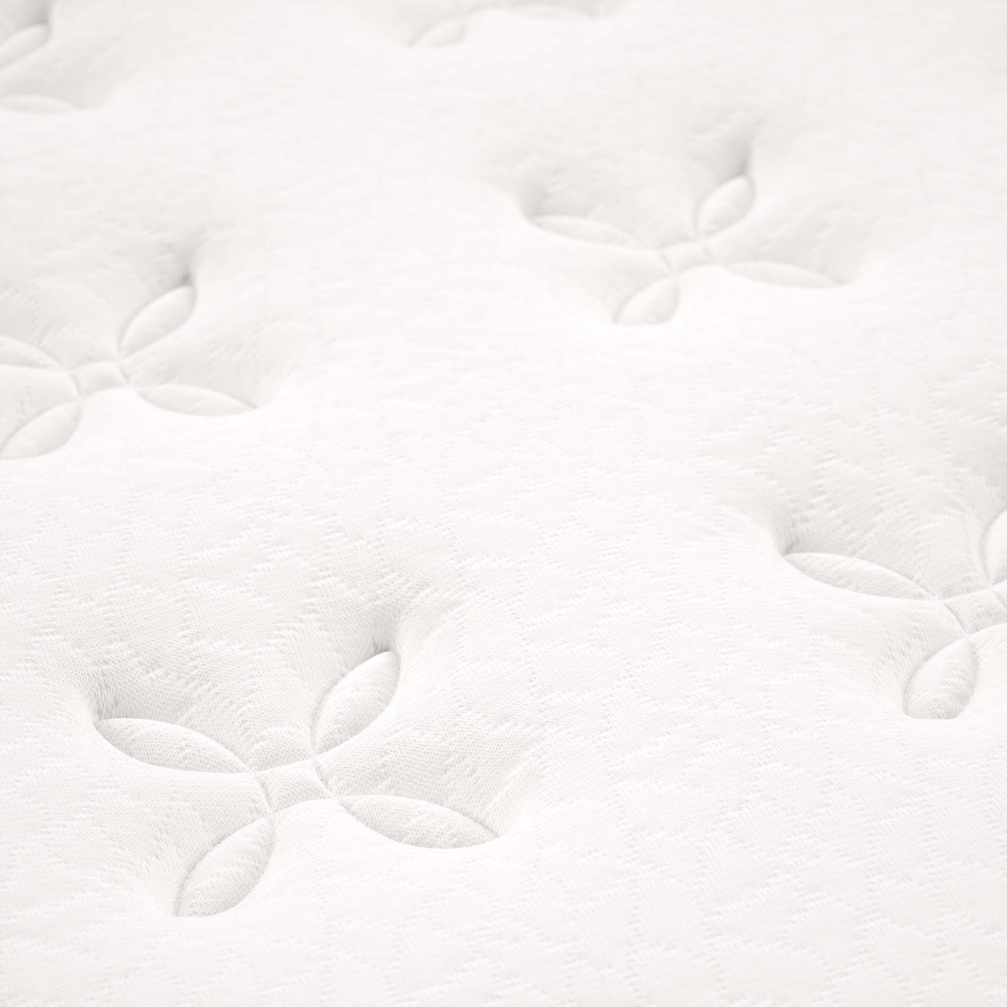 Jenna 14" Innerspring and Foam Full Mattress - White