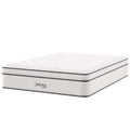 Jenna 14" Innerspring and Foam Queen Mattress - White