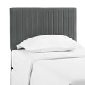 Keira Performance Velvet Twin Headboard - Gray