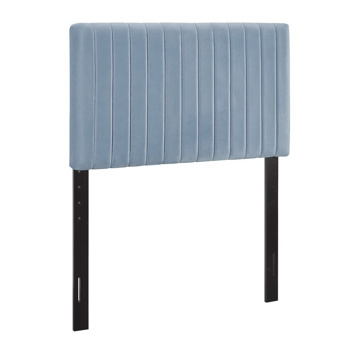 Keira Performance Velvet Twin Headboard - Light Blue