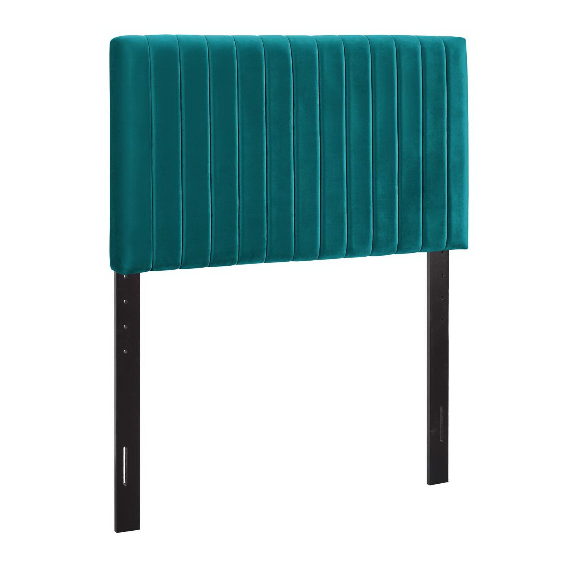 Keira Performance Velvet Twin Headboard - Teal