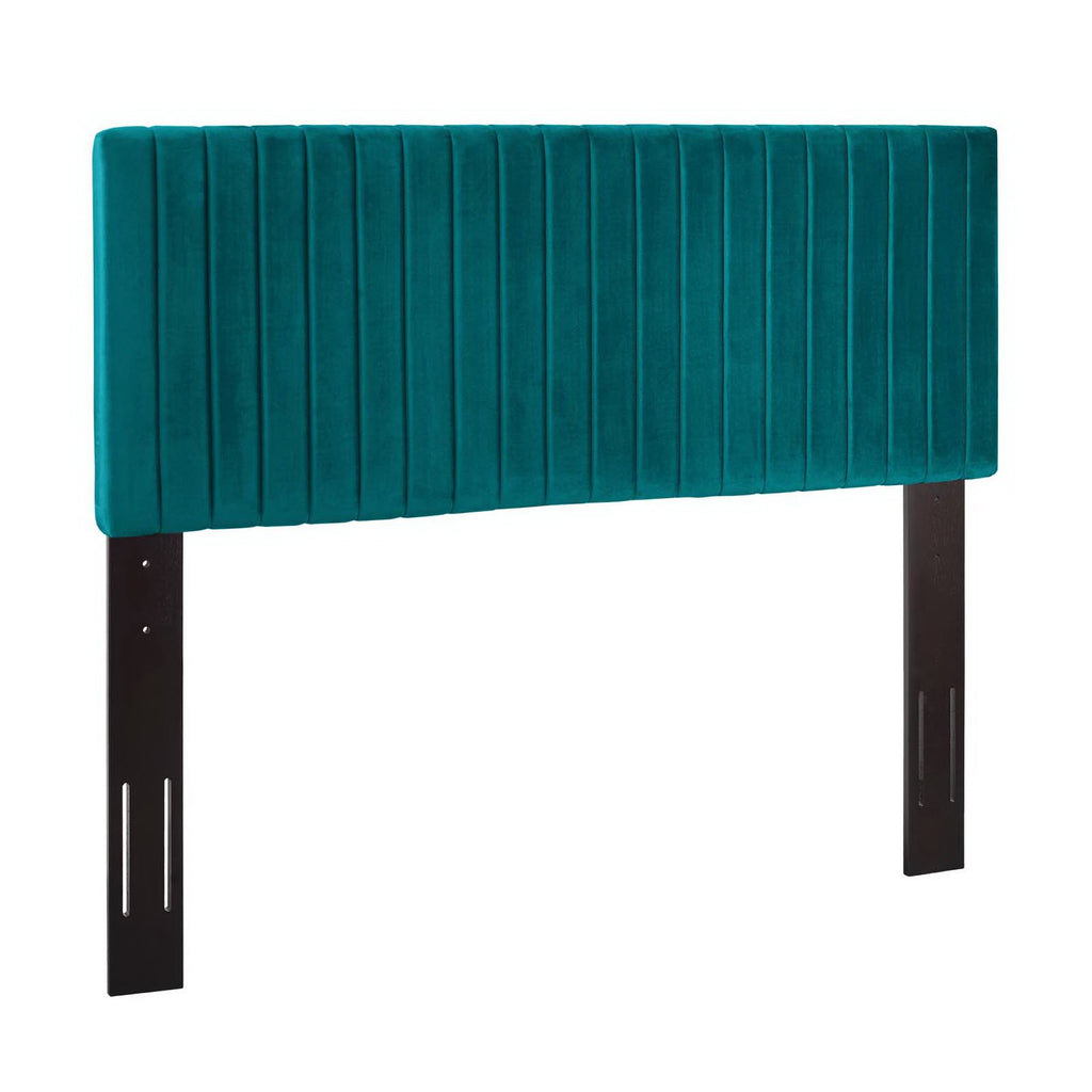 Keira Performance Velvet Full / Queen Headboard - Teal