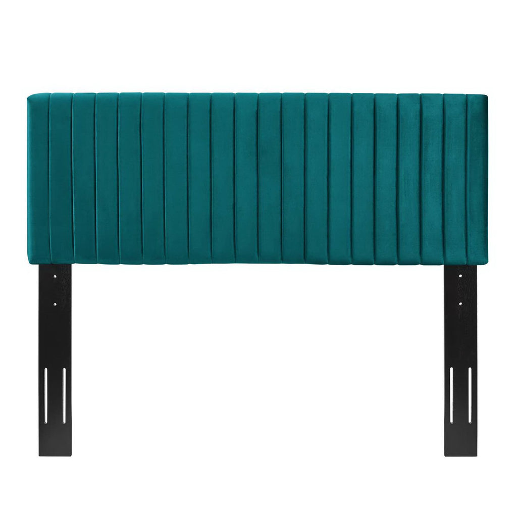Keira Performance Velvet Full / Queen Headboard - Teal