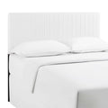 Keira Faux Leather Full / Queen Headboard - White
