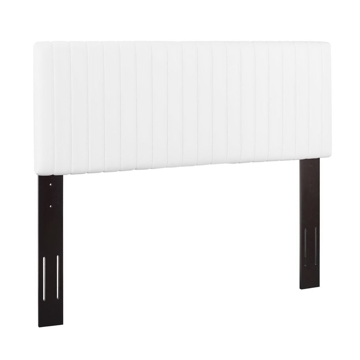 Keira Faux Leather Full / Queen Headboard - White