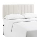 Keira Performance Velvet King/California King Headboard - Ivory