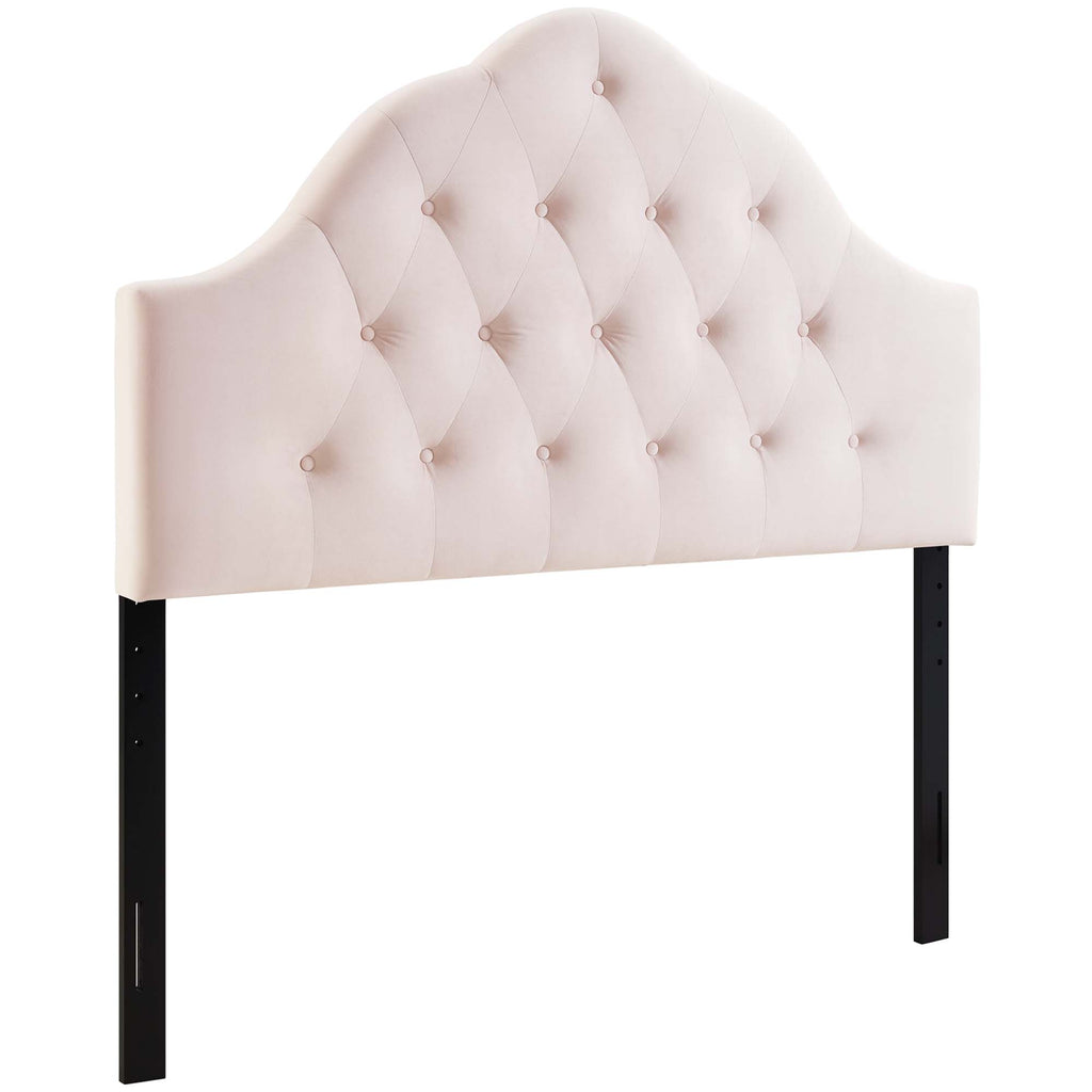 Sovereign Diamond Tufted Performance Velvet Queen Headboard - Pink