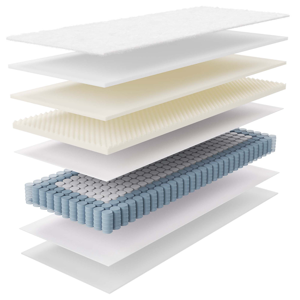 Jenna 8" Innerspring and Foam Narrow Twin Mattress - White