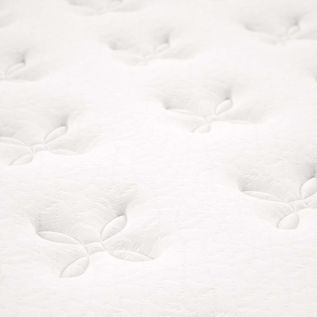 Jenna 8" Innerspring and Foam Twin Mattress - White