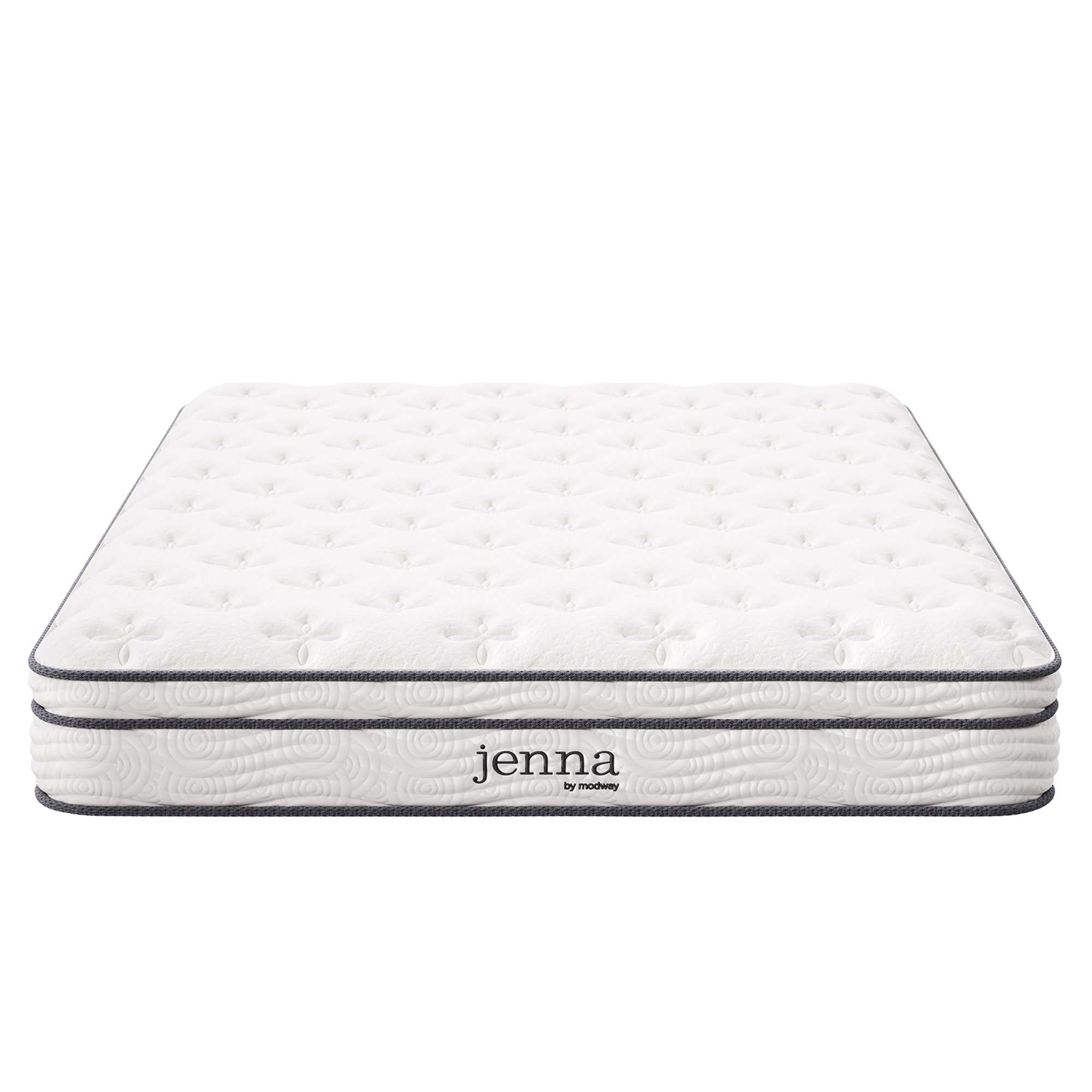 Jenna 8" Innerspring and Foam Full Mattress - White