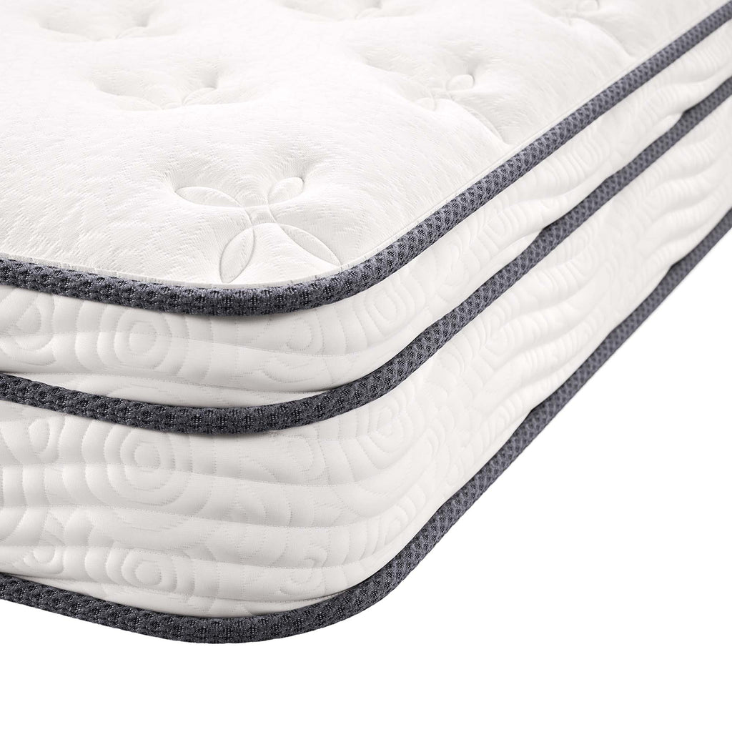Jenna 8" Innerspring and Foam Full Mattress - White