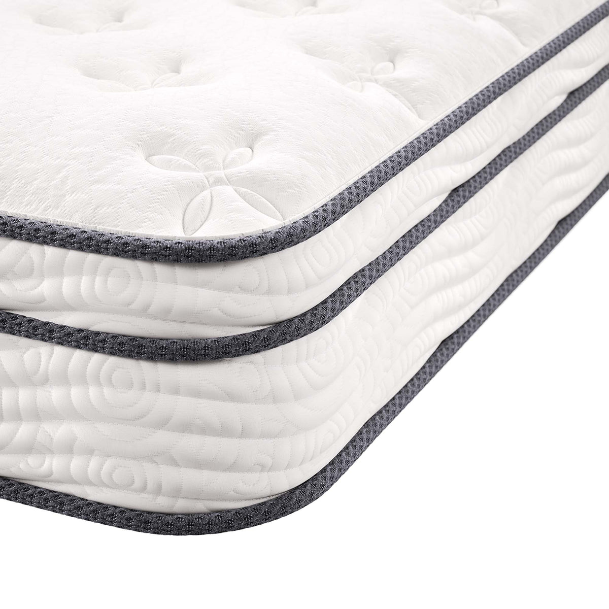 Jenna 8" Innerspring and Foam Full Mattress - White