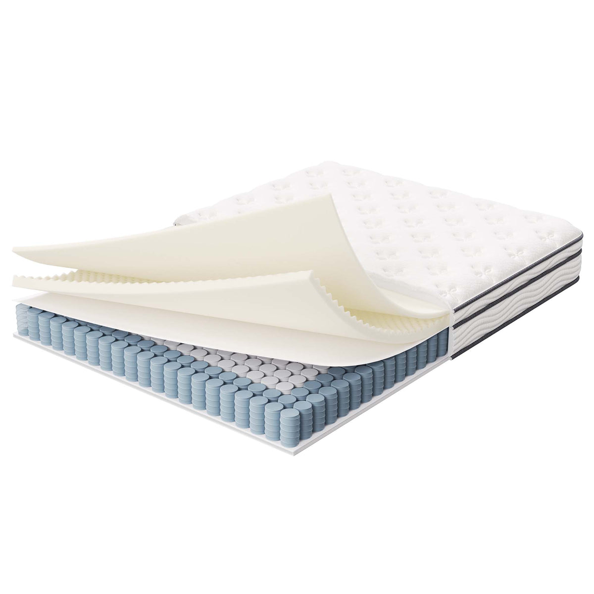 Jenna 8" Innerspring and Foam Full Mattress - White