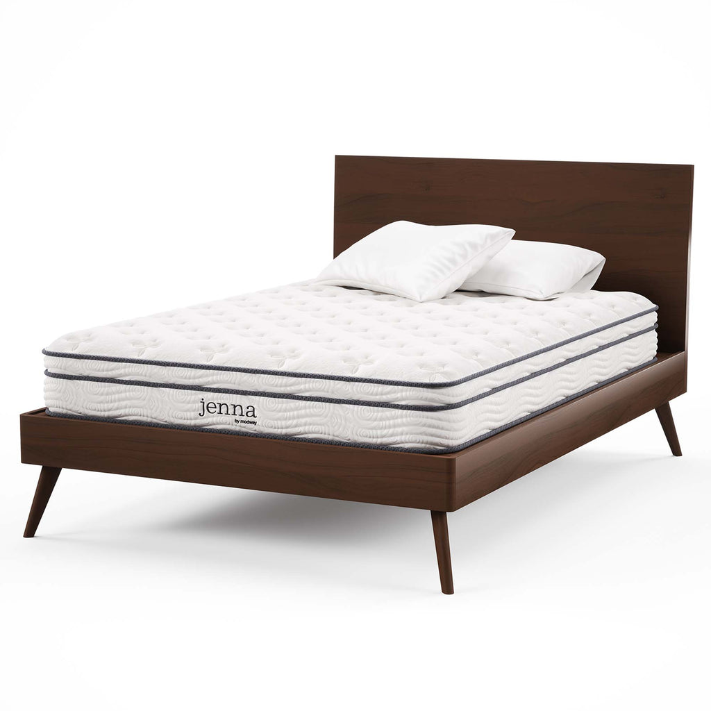 Jenna 8" Innerspring and Foam Full Mattress - White