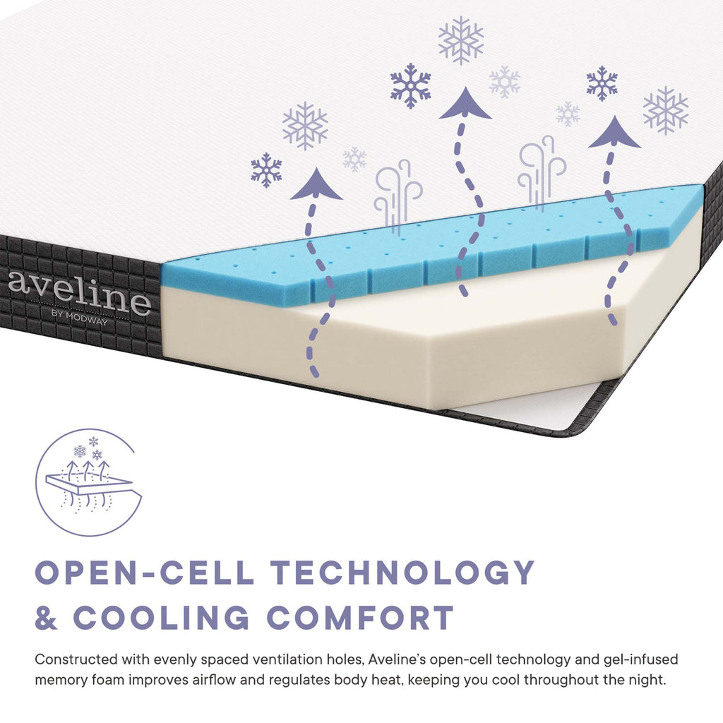 Aveline 6" Narrow Twin Mattress - White