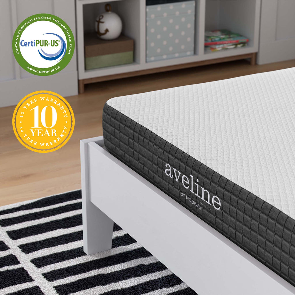 Aveline 6" Narrow Twin Mattress - White
