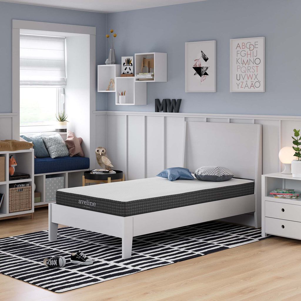 Aveline 6" Narrow Twin Mattress - White