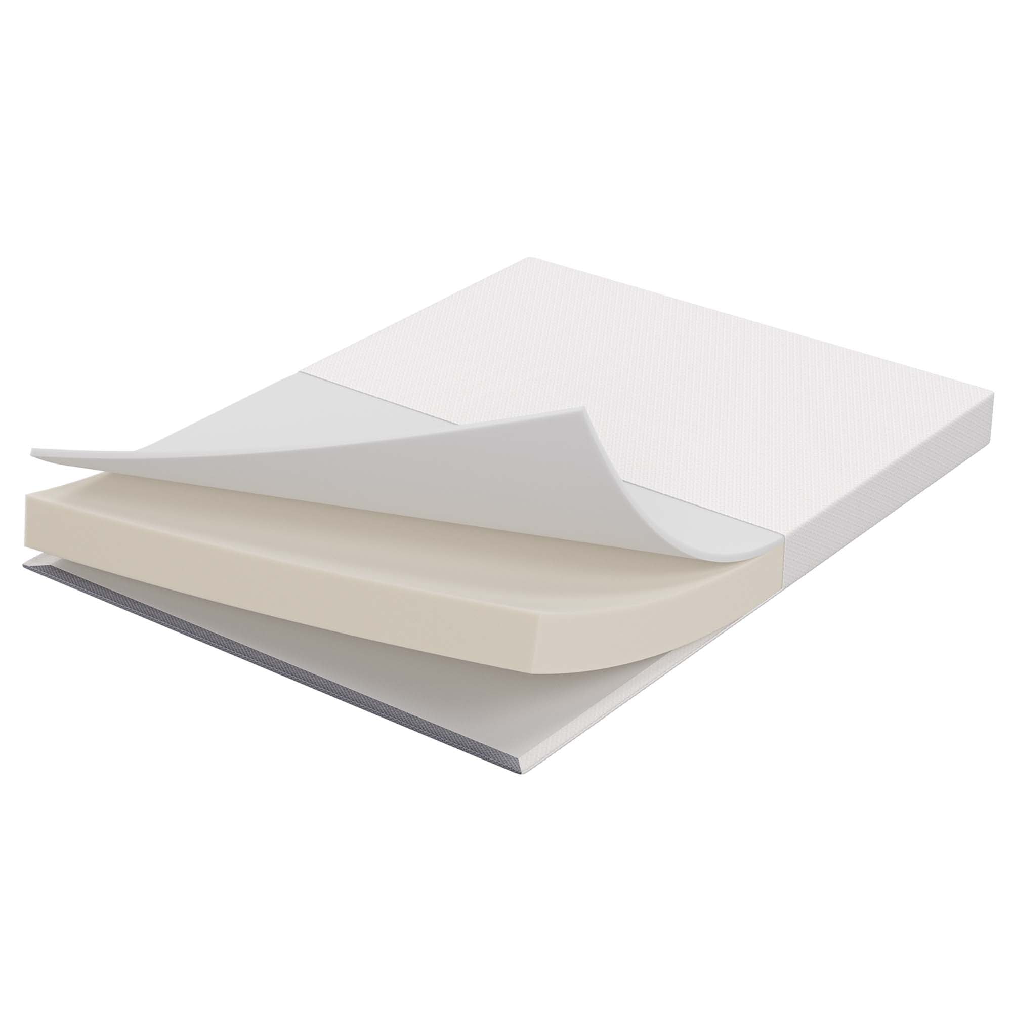 Mila 6" Narrow Twin Mattress - White