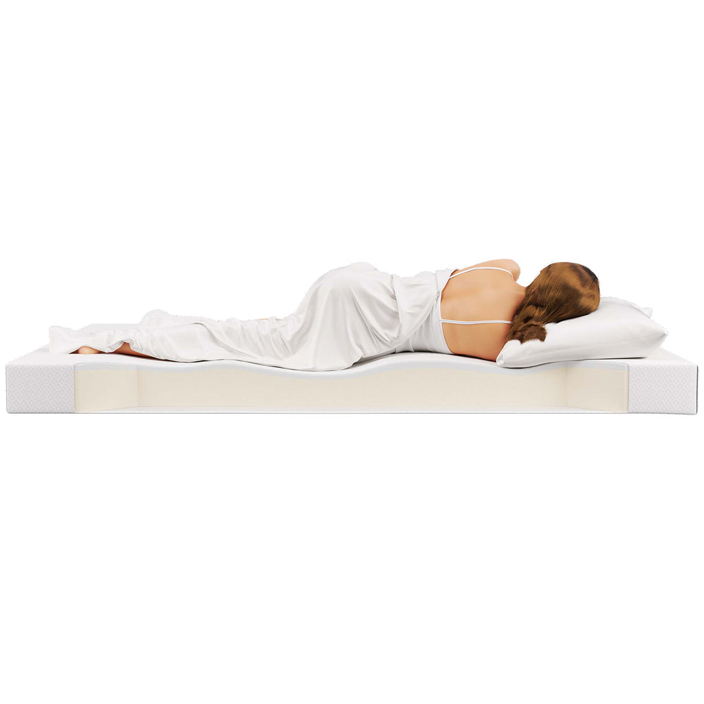 Mila 6" Narrow Twin Mattress - White
